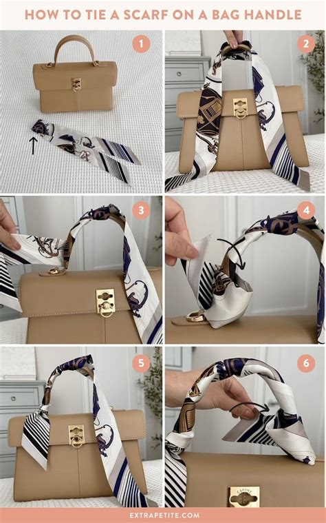 hermes scarf tying bag|tying hermes scarf on purses.